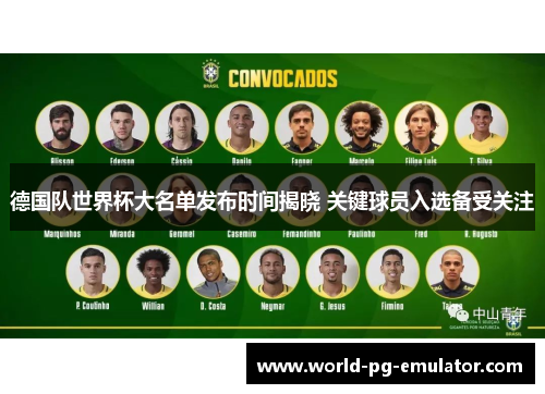 德国队世界杯大名单发布时间揭晓 关键球员入选备受关注 德国队世界杯大名单发布时间揭晓 关键球员入选备受关注