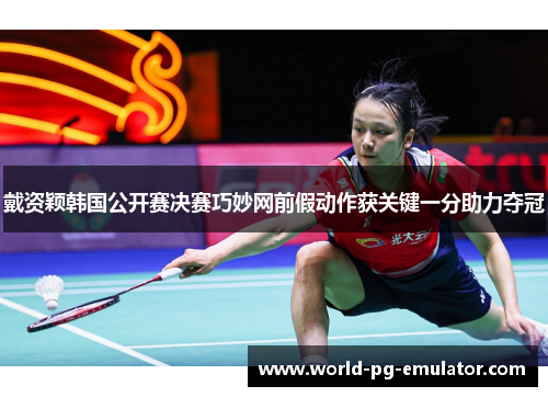 戴资颖韩国公开赛决赛巧妙网前假动作获关键一分助力夺冠